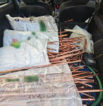 Un joven ladrón de cobre es detenido en Palma tras una peligrosa persecución y embestir a un coche patrulla