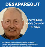Localizado el vecino de 79 años de Cervelló que había desaparecido