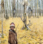 Los espectaculares tocados de plumas y vestidos de pieles con los que ataviaban a los difuntos en la Edad de Piedra en Escandinavia