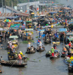 Los deltas de grandes ríos del mundo se hunden
