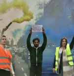 Un marcha lenta de cerca de 200 coches VTC enturbia la inauguración del Mobile