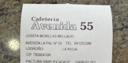 El ticket de un bar de Logroño que ha dejado boquiabierto a todo el mundo