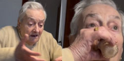 La divertida abuela de 92 años que arrasa en TikTok por su amor por los chupitos: “Que el hielo es agua”