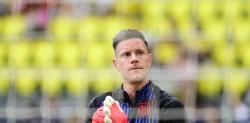 Ter Stegen trabaja para volver a jugar esta misma temporada
