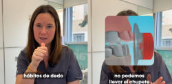 Almudena Herraiz, ortodoncista: “El uso prolongado del chupete en niños puede generar mordida abierta”