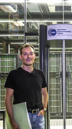ferran crixent compositor y artur garcia investigador  superordenador mare nostrum 10-8-2019 foto kim manresa