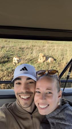 Joaquín y su pareja.&nbsp;