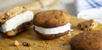 Cookies con helado