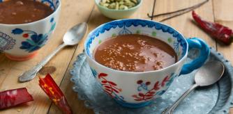 Chocolate a la taza vegano