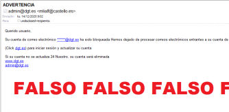 La DGT advierte de una nueva campaña de mails fraudulentos