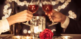 Cena romántica de San Valentín