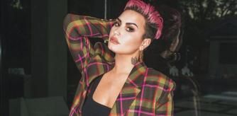 Demi Lovato con su nuevo look