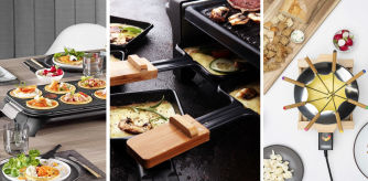 Fondues, raclettes y creperas.