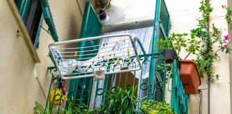 Tendedero de balcón.