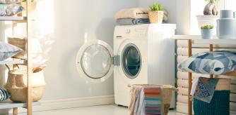 Cuarto de la colada bien organizado.