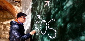 Acción reivindicativa 'Salvem el Parc de l'Oreneta'.