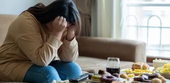 Persona sufriendo ansiedad