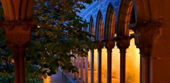Petricor de la lluvia en el monasterio de Pedralbes.