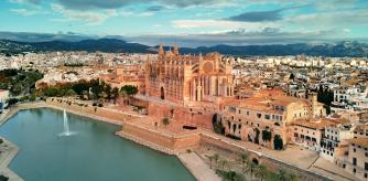 Vista aérea de Palma de Mallorca