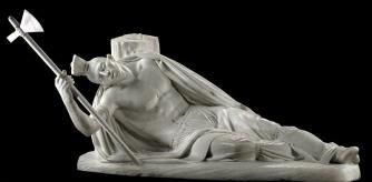 Tecumseh moribundo, de Ferdinand Pettrich