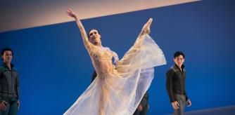 (FILES) In this file photo taken on December 27, 2016 Russian dancer Olga Smirnova performs in 