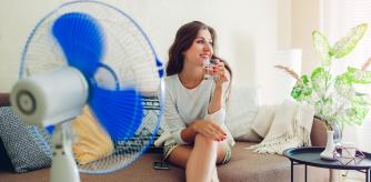 Ventilador en verano