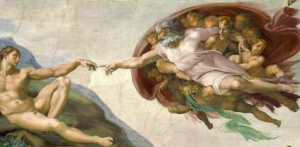 'La creación de Adán' de Miguel Ángel