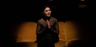 Monica Bellucci durant l'espectacle en homenatge a Maria Callas a Peralada