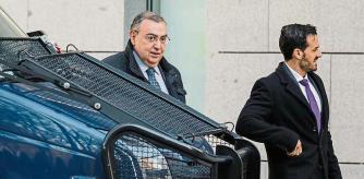 26/ 03/ 2019 MADRID. Foto Dani Duch. El juez del caso Villarejo toma declaración de nuevo al exjefe de la Unidad Central de Apoyo Operativo de la Policía Enrique García Castaño, el Gordo, comparecencia en la que la acusación que ejerce Podemos tiene previsto pedir su ingreso en prisión.