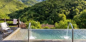 Espacio de relajación en Tierra del Agua (Asturias)