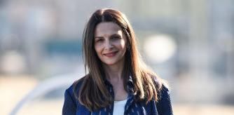 French actress Juliette Binoche poses during a photocall to promote the film 