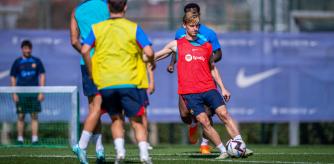 Frenkie de Jong lleva desde el miércoles trabajando al mismo ritmo que sus compañeros