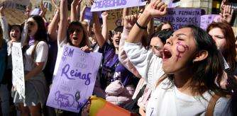 Imagen de archivo de una marcha feminista