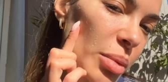 Joana Sanz muestra su cara ''pelada''