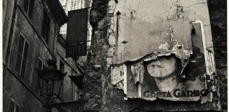 Greta Garbo Poster, Paris, 1932. Gelatin silver print. 16.8 × 23 cm (image); 22.3 × 30.5 cm (paper). Gift of David C. and Sarajean Ruttenberg. 1991.1283.