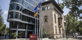 Fachada de la sede de la Diputación de Barcelona