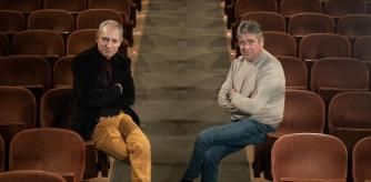 Entrevista Pere Arquillué y Carles Martínez L'Adversari - Teatre Romea Miquel González / Shooting