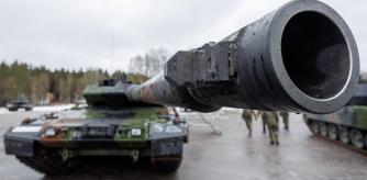 Un tanque Leopard 2 A7 alemán
