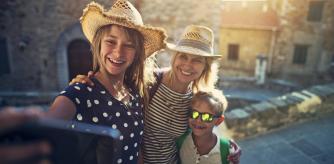 Una selfie inmortaliza un buen viaje