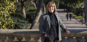 Núria Marín, alcaldesa en funciones de l'Hospitalet, en Can Buxeres