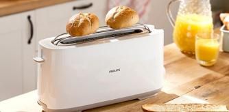 Tostadora Philips Daily de ranura larga.