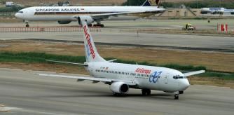 Un avión de Air Europa en el aeropuerto de El Prat