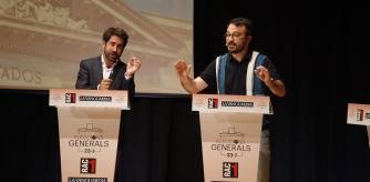 Roger Montañola (Espai CiU-PDECat) y Albert Botran (CUP), han sido protagonistas de alguna anécdotas