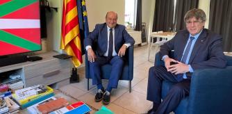 Andoni Ortuzar y Carles Puigdemont en Waterloo