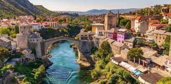 Imagen aérea de los Bosnia.