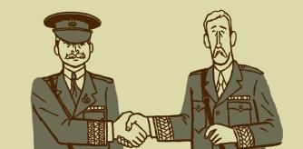 Iulstración del reparto de Oriente Medio