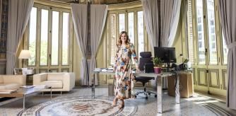 María José Catalá posa durante la entrevista