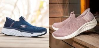 Skechers sin cordones para una mayor comodidad