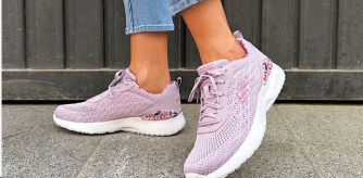 Zapatillas Skechers Skech-Air Dynamight - Laid Out en lila.
