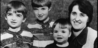 381296 02: Family portrait of the Gallagher family in the mid 1970's from left to right Noel, Paul, Liam and Mum Peggy Gallagher. Noel and Liam Gallagher are both in the British rock band Oasis. (Photo by Dan Callister/Liaison)